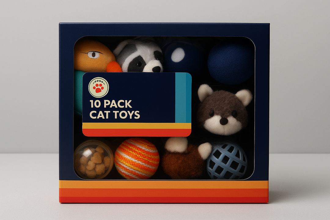10 Pack Cat Toys