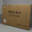 Large Framed Neutral Abstract Set of 2 Wall Art for Living Room, Minimalist Contemporary Modern Canvas Artwork for Walls, Brown Beige Gray Painting Print Wall Decor Bedroom Hallway Office, 24x36 Inch