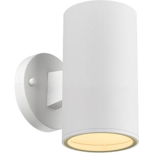 Ken & Ricky Outdoor Wall Light, Exterior Wall Sconce, Outside White Wall Light Fixtures with Tempered Glass Cover for Porch Garage Patio Doorway Entryway House -1 Pack