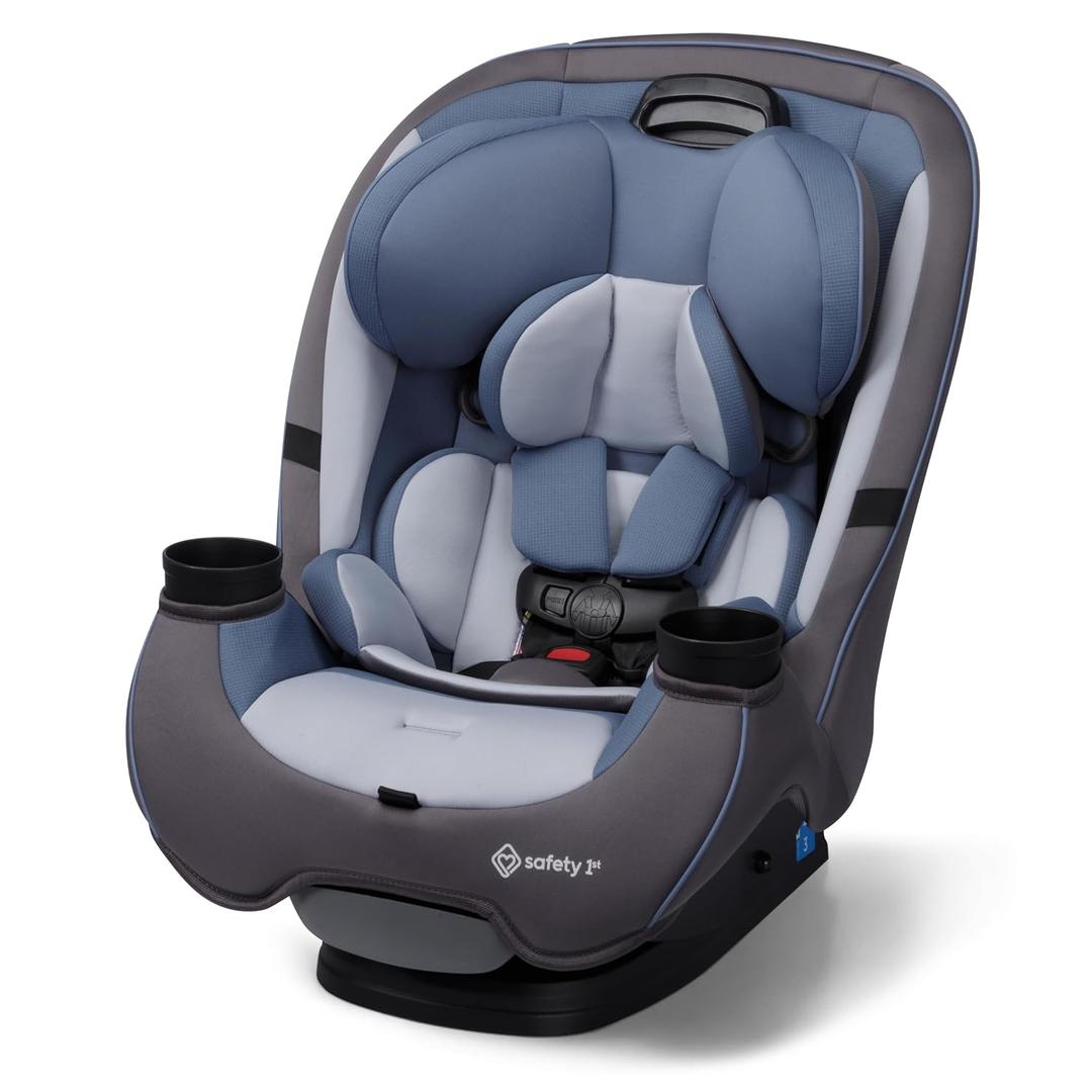 Safety 1st Grow and Go All-in-One Slim Convertible Car Seat, Rear Facing, 5-40 lbs, Forward Facing (3065 lbs), High Back Booster Seat 40-100 pounds, Alaskan Blue MFD: 05/28/2026