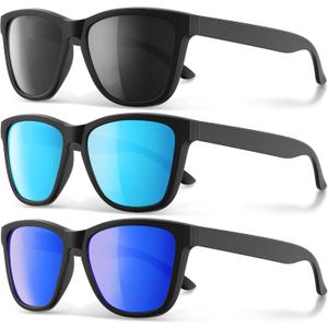 Polarized Sunglasses for Men and Women - Classic Fashion Sun Glasses Shades for Driving, Outdoor Sports, and Daily Wear UV400 Protection