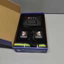 Rolanstar L Shaped Gaming Desk with LED Lights & Power Outlets, 53" Computer Desk with Full Monitor Stand & Storage Shelf, Corner Desk with Hooks, Black Desk Reversible (53*53*34.1 inch)