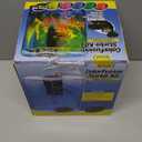 Tetra Bubbling LED Aquarium Kit 1 Gallon, Hexagon Shape, With Color-Changing Light Disc