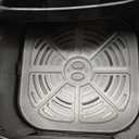 Air Fryer 6.2 QT Large Capacity Oilless Hot Air Fryers Oven 1500W Healthy Cooker with 8 Presets, Digital LCD Touch Screen, Visual Cooking Window, Non-Stick Basket, Included Recipe (Black-M)