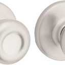 Kwikset 92001-565 Tylo Passage Hall/Closet Knob in Satin Nickel (Pack of 2)