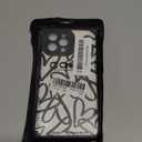 Cute Graffiti Hearts Pattern Phone Case for iPhone 13 Pro Max, Soft TPU Full Protection with Wristband, Aesthetic Anti-Fingerprint Anti-Slip Design for Women & Girls