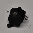 HiiFeuer Medieval Embossed Faux Leather Belt Pouch, Retro Renaissance Portable Belt Bag Coin Purse Dice Bag for LARP Ren Faire (Black B)