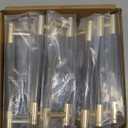 24 Pack 5 Inch 128 mm Bar Cabinet Pulls Gold and Grey Knurled Handles for Brushed Gold Drawer Pulls Cupboard Aluminum Handles