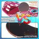 27"x 8" Complete Skateboard for Beginners Youth Teens Kids Boys or Girls with Plastic Deck ABEC 7 Bearings