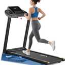 Treadmill with 15% Auto Incline, 3.0HP, 300 lbs Capacity, Bluetooth APP, Shock Absorbing Design for Home Use