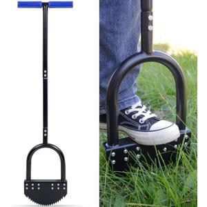 Edger Lawn Tool 41in Border Edger with Tempered Spring Steel Blade Long Rubber Handle Wide Footplate Rustproof Manganese Steel Half Moon Edger for Garden Maintenance Edger Lawn Tool 41in Border Edger with Tempered Spring Steel Blade Long Rubber Handle Wide Footplate Rustproof Manganese Steel Half Moon Edger for Garden Maintenance