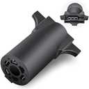 Nilight 7 Way to 4-Way Flat Blade Trailer Adapter Waterproof Rugged Nylon Housing 7 Pin to 4-pin Wiring Connector