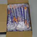 1ml Syringe with Cap 31G 1/4-inch 6mm Syringes, Pack of 100, Disposable 1cc 31 Gauge Individual Package