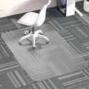 Office Chair Mat for Carpet, 36" X 48" X 0.09" Desk Chair Mat for Carpet Floors, Clear and Thick Rolling Computer Chair Mats with Non-Slip Studded for Home and Office Low Pile Carpets