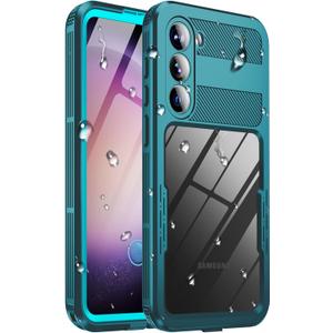 for Samsung Galaxy S23+ Plus Waterproof Case, [IP68 Water Proof] [Built-in Screen Protector], Magnetic Heavy Duty Military Grade Rugged Phone Case for S 23+ Plus 6.6", Teal