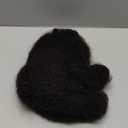 BLL Afro Kinkys Bulk Human Hair, 18 Inch 50 Gram 100% Human Hair for Mini Twist Braiding Dreadlock Loc Extensions Afro Kinky Curly Hair Bulk Black Color (1B, 18 Inch (Pack Of 1))