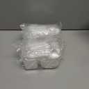 10-Pack Snack Containers with Lids & Spoons | Double Compartment Condiment Containers | Dishwasher-Safe, Leakproof Snack Box for Lunchables, Sauces & On-the-Go Meals (10)