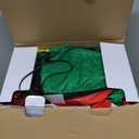 10.7 FT Christmas Inflatables Train with Santa Claus Reindeer Snowman Christmas Tress Built-in LED Lights Blow Up Christmas Decor for Christmas Party Holiday Outdoor Garden Lawn Yard Decorations