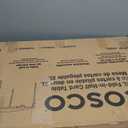 CoscoProducts COSCO XL 38.5" Half Card w/Handle Indoor & Outdoor, Portable, Wheelchair Accessible, Camping, Tailgating, & Crafting Folding Table, Gray, 1-Pack,Grey