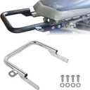 Rear Grab Bar Wheelie Bar Compatible with Yamaha Raptor 660 660R 2001-2005 ATV Rear Grab Bar Bumper(Chrome)