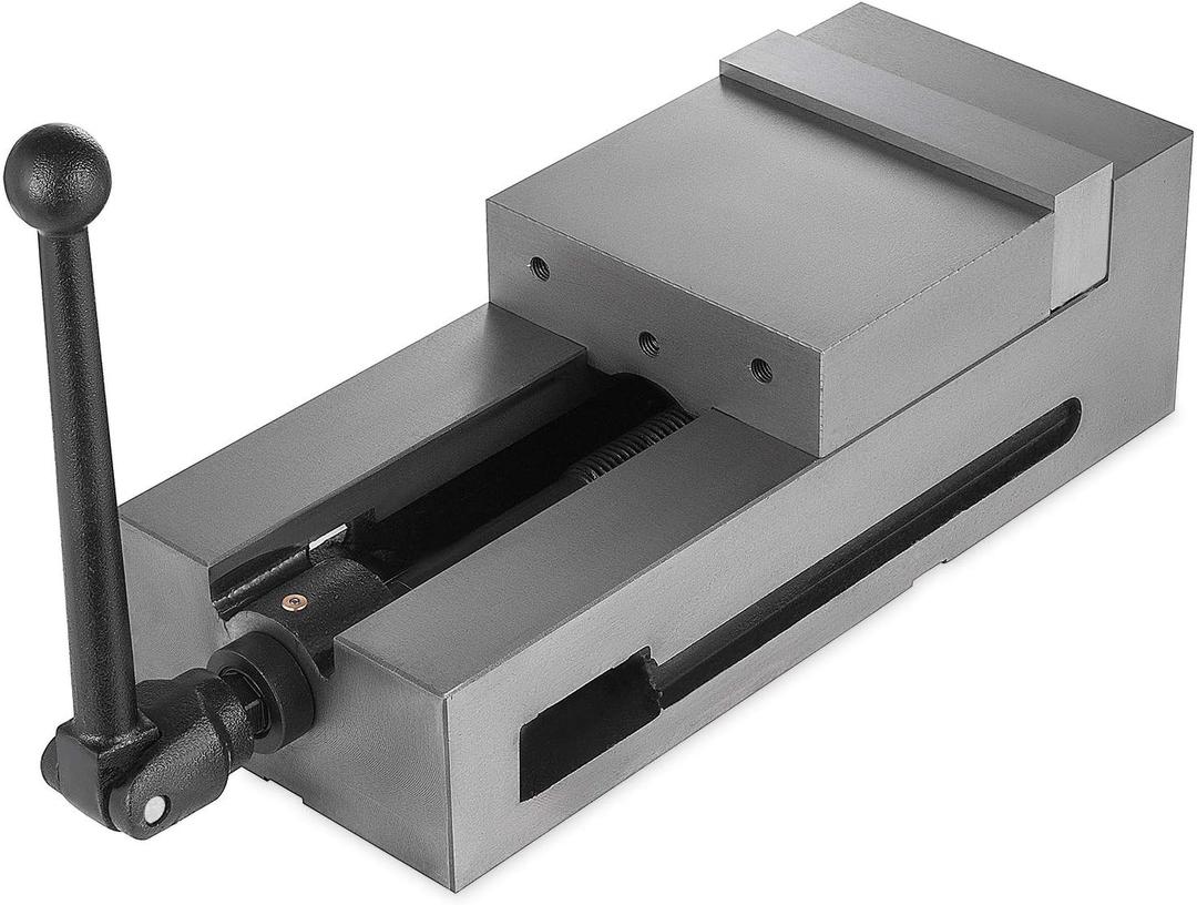 Vevor High Precision Milling Vice 6 Inch,Bench Clamp Vise Nodular Cast Iron Material,Flat Clamp Vise Mill Vise for Milling Drilling Machine and Precision Parts Finishing: Tools & Home Improvement