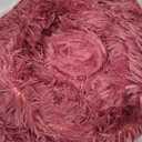 8x10 Area Rugs for Living Room Bedroom, Large Area Rug Shaggy Carpet Soft Plush Furry Bedside Rug, Rugs for Home Decor (Burgundy, 8 x 10)