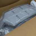 Giraffe Tools Retractable Garden Hose Reel, 5/8 in x 90 ft Heavy Duty Hose Reel With 9 Pattern Nozzle, Any Length Lock, Wall Mount Water Hose Reel, 180Swivel, Light Grey