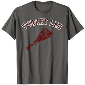 Turkey Leg T Shirt Distressed Vintage Look T-Shirt 2XL