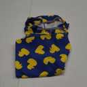 Dog Rain Coat for Large Dogs Waterproof Hooded Rain Jacket with Reflective Strips Leash Hole & Poncho Adjustable Fit (Duck, XL)