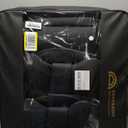 Coverado Car Seat Covers 5 Pieces, Full Set Universal Seat Covers for Cars, Waterproof Nappa Leather Auto Seat Protectors with Head Pillow, Car Interiors Fit for Most Sedans SUV Pick-up Truck, Black