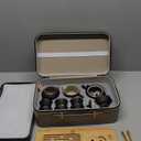 JMCRATE Japanese Tea Set, Portable Ceramic TeaSet, Asian Tea Sets for adult, Tea Gift sets, Travel Tea Set with Teapot,Teacups,Tea Canister,Tea Tray and Travel Bag, Home,Outdoor and Office