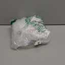 Waterproof Shower Curtain for Window Inside Shower, 24 Inches Length Plastic Bathroom Window Curtain Heavy Duty Vinyl with Hooks, Silky Frost, 36x24