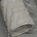 28 Inch Christmas Tree Collar, White Plush Faux Fur with Weaving Textured Pattern, Soft Fluffy Xmas Tree Ring Boho Tree Skirt for Holiday Decorations Indoor Home Decor