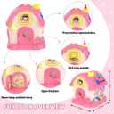 Toys for 1 Year Old Girl Gifts, 12-in-1 Bilingual Musical Learning House, Small