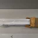 LazBlinds No Drill Cordless Cellular Shades, 29 1/2" W × 48"H, Silver White