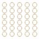 PATIKIL 30 Pcs Metal O Rings, 3/8" ID 0.08" Thick Seamless Welded Multi-Purpose Round Ring Hardware for Belts Bags Dog Collar Macrame Hanging, Black