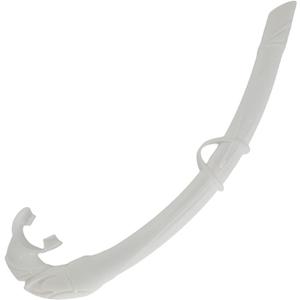 16" (40cm) - Lightweight Soft 100% Food Grade Silicone Snorkel - Comfort Mouthpiece - Adj Clip