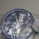 TIMESS Wall Clock, 10" Dial Non-Ticking Silent Battery Operated Analog with LCD Display for Perpetual Calendar and F° Temperature, Ideal Modern Home, Bedroom, Kitchen, Office Decor (Blue)