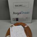 Angel Shield Wood Toilet Seat Elongated with Soft Close,Easy Clean,Quick-Release Hinges(Elongated,Wood) (Elongated-18.5")