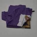 Favorite Sleepshirt, Napping Yorkshire Terrier Pajama T-Shirt (Small, Purple Heather)