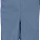 CeLaVi European Kids Wind, Mud, Snow and Waterproof Rain Pants Dungarees Unlined and Fleece Lined for Boys Girls (5T, Misty Rose-lined)