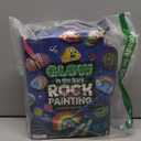 Dan&Darci Kids Rock Painting Kit - Glow in The Dark - Christmas Gifts Arts & Crafts for Boys and Girls Ages 6-12 - Craft Activities Kits - Creative Art Toys for 6, 7, 8, 9, 10, 11 & 12 Year Old Kid
