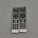 GE Universal Remote Control for Samsung, Vizio, LG, Sony, Sharp, Roku, Apple TV, TCL, Panasonic, Smart TVs, Streaming Players, Blu-ray, DVD, 4-Device, Silver, 33709 (2 Pack)