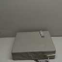 Toddler Booster Seat for Dining Table, PU Washable Double Safe Straps Non-Slip Bottom Booster Seat Dining Toddler, Portable Travel Increasing Cushion (Grey)