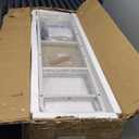 Desktop Bookshelf, pegboard Storage and Organization Rack, Dorm Desk Shelf, Desk Hutch, Desktop Storage for Office, Study, Student Display Rack,Desktop Shelves (White 37.4" Lx9.9 Wx37 H)