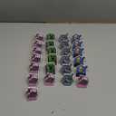 DecoPac Minecraft Lush Finds Rings, Cupcake Decorations Featuring Creeper, Alex, Steve and Axolotl! Multicolored 3D Food Safe Cake Toppers  24 Pack