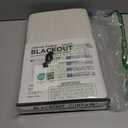 100% Blackout Shield Linen Blackout Curtains for Bedroom 84 Inches Long, Back Tab/Rod Pocket Living Room Drapes, Thermal Insulated Blackout Curtains 2 Panels Set, 50" W x 84" L, Cream