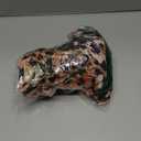 Womens Leopard Print Jumpsuit Long Sleeve High Neck Sexy Top Bodycon Pants Club Party Bodysuit