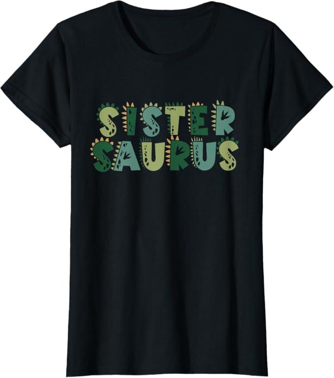 Mama Saurus Mom Dinosaur Three Rex Birthday Boy Girl Family T-Shirt, XS