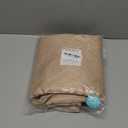 Elrene Home Fashions Caiden Elegance Damask Waterproof, Stain & Wrinkle Resistant Fabric Tablecloth, 90" Round, Taupe